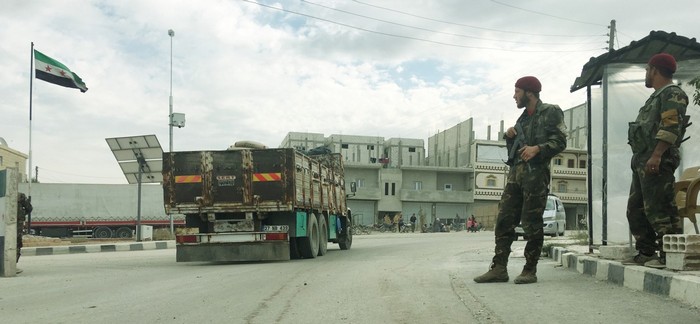 Türkische Bodenoffensive: Checkpoint in Syrien (Foto: shutterstock - hazartaha)